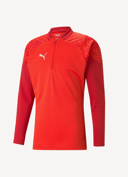 Puma - Veste Team Cup Training 1/4 Zip - Rouge - Homme