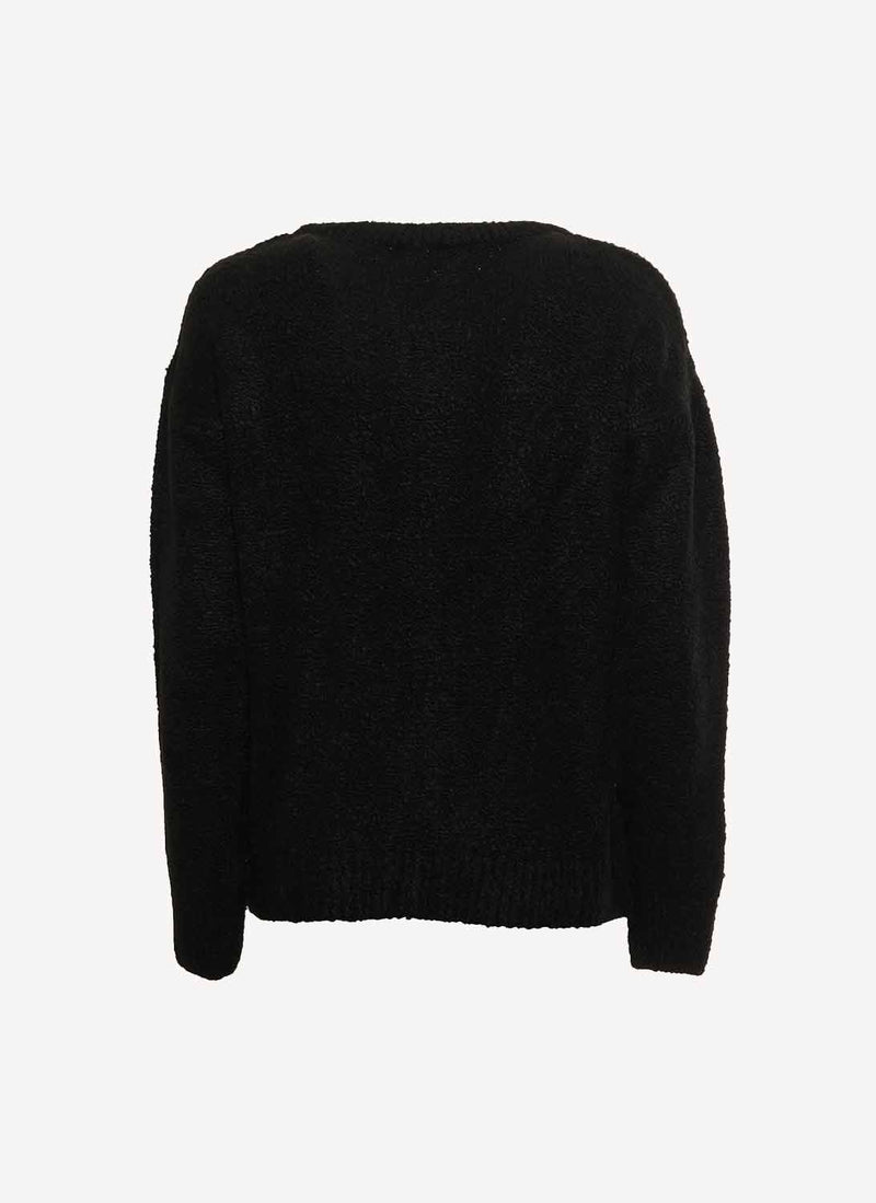 Lee Cooper - Pull Teddy - Noir - Femme