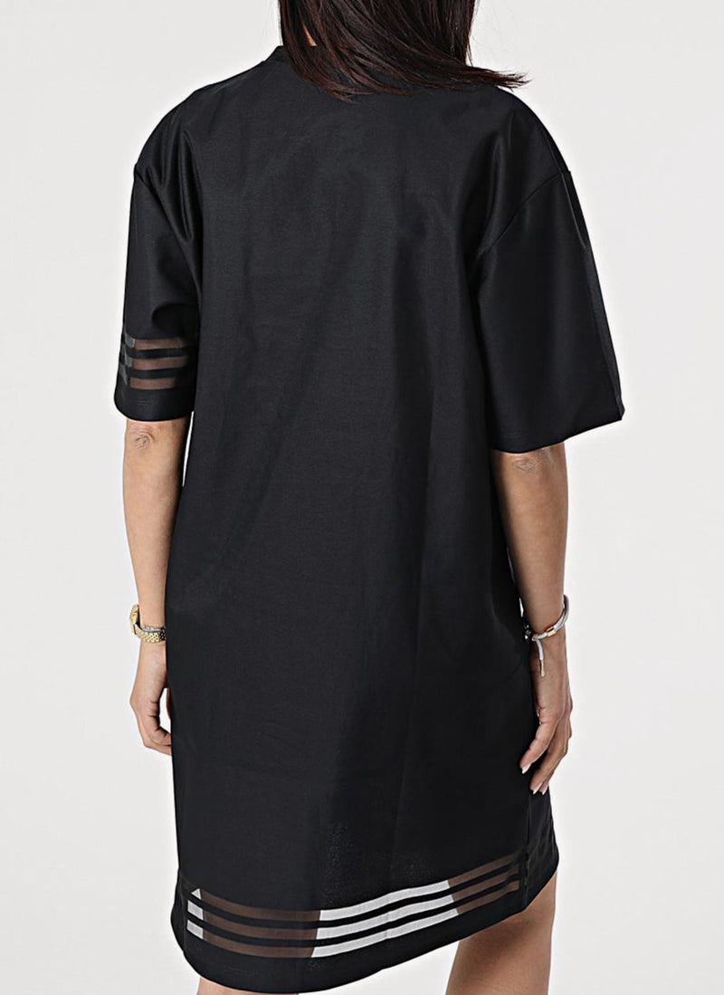 Adidas - Robe Tee-Shirt - Black - Femme