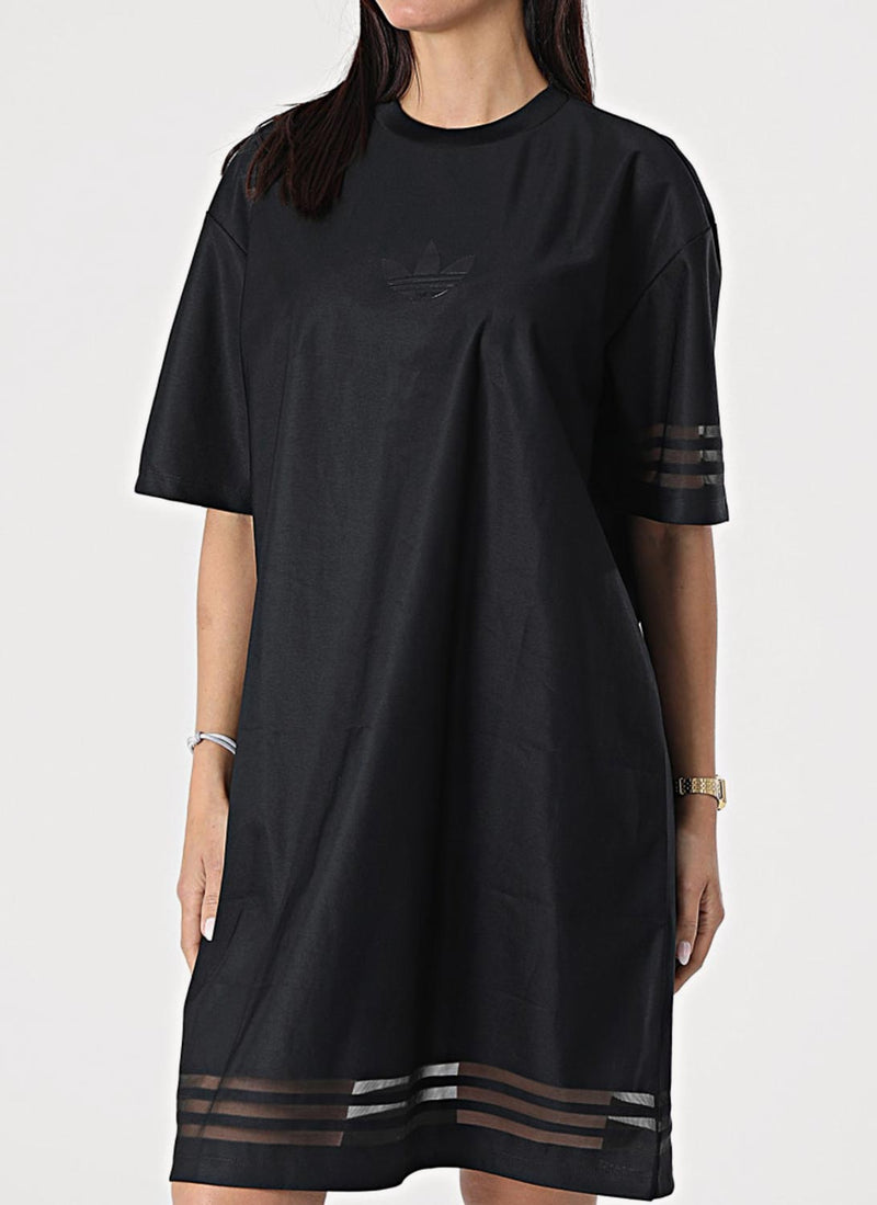 Adidas - Robe Tee-Shirt - Black - Femme