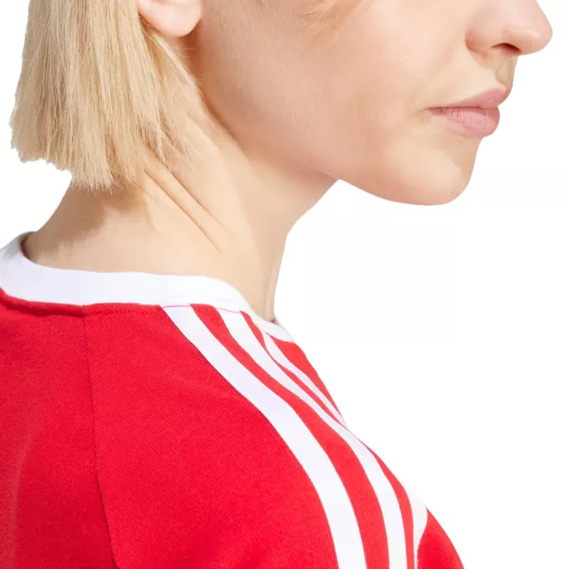 Tee-Shirt Adidas Originals 3 Stripes Baby - Rouge/ Blanc