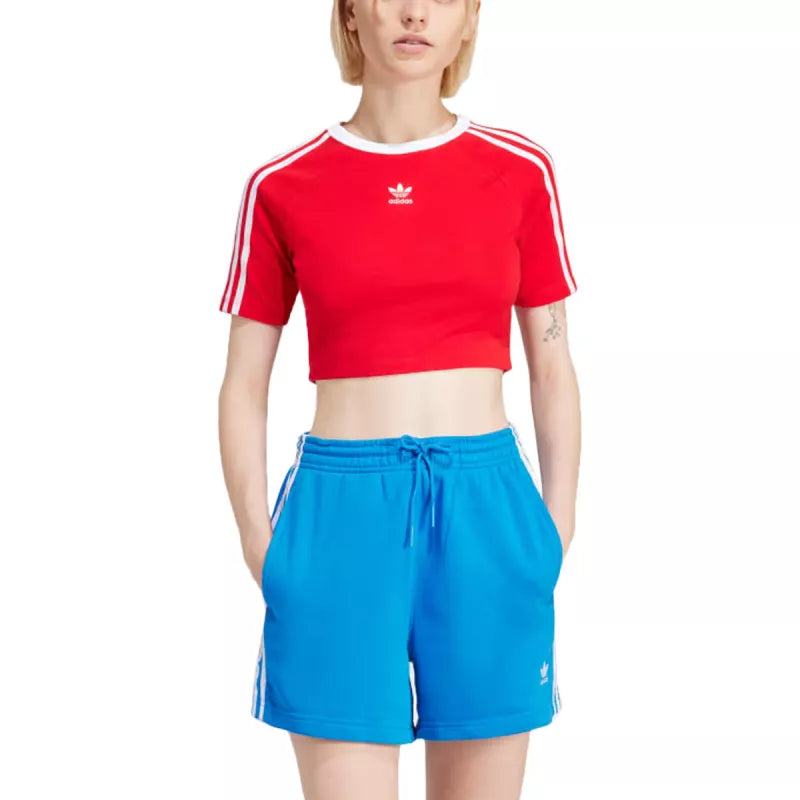 Tee-Shirt Adidas Originals 3 Stripes Baby - Rouge/ Blanc