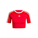 Tee-Shirt Adidas Originals 3 Stripes Baby - Rouge/ Blanc