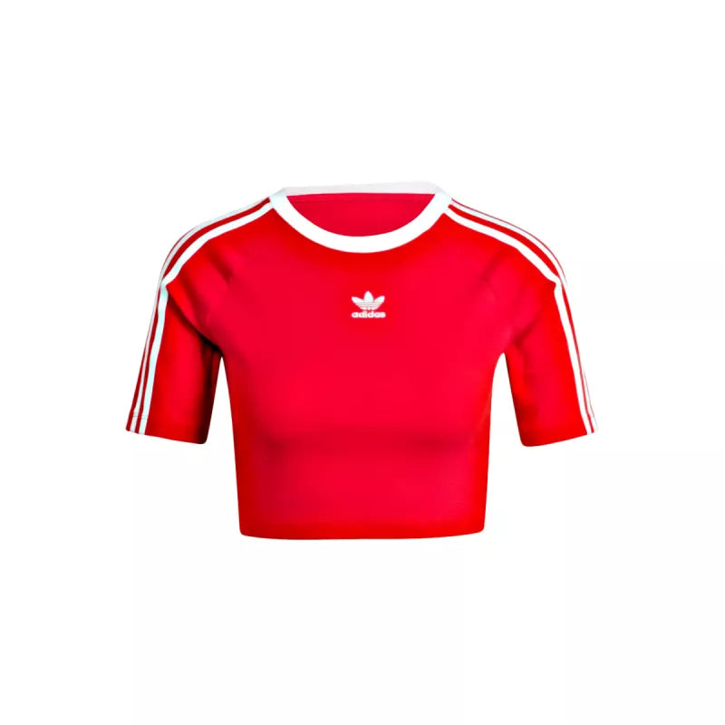 Tee-Shirt Adidas Originals 3 Stripes Baby - Rouge/ Blanc