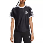 Tee-Shirt Adidas Originals Adicolor 3 Stripes Pinstripe - Noir/Blanc