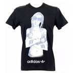 Tee-Shirt Adidas Originals Handrawn Girl - Noir