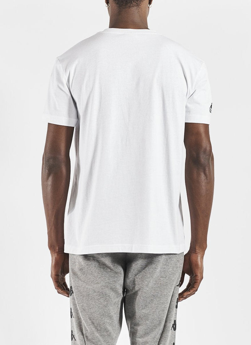 Kappa - Tee-Shirt Authentic Taylory - Blanc - Homme