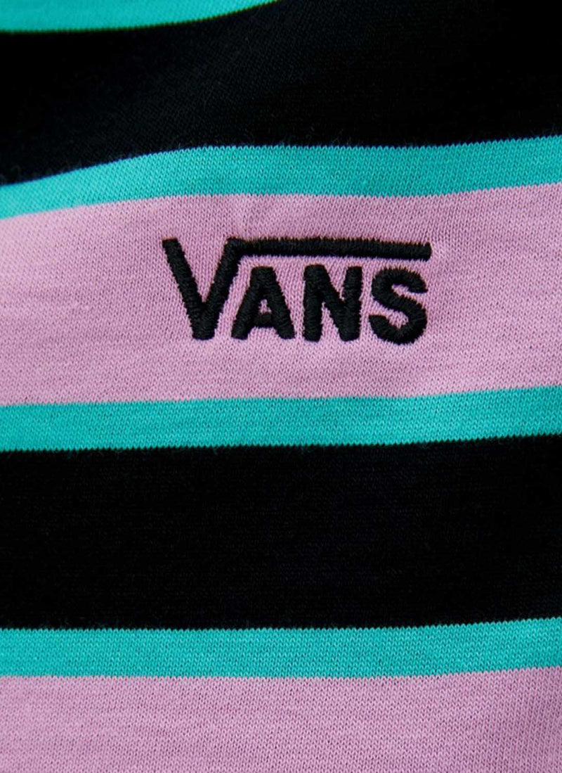 Vans - Tee-Shirt Big Stripe - Black - Femme