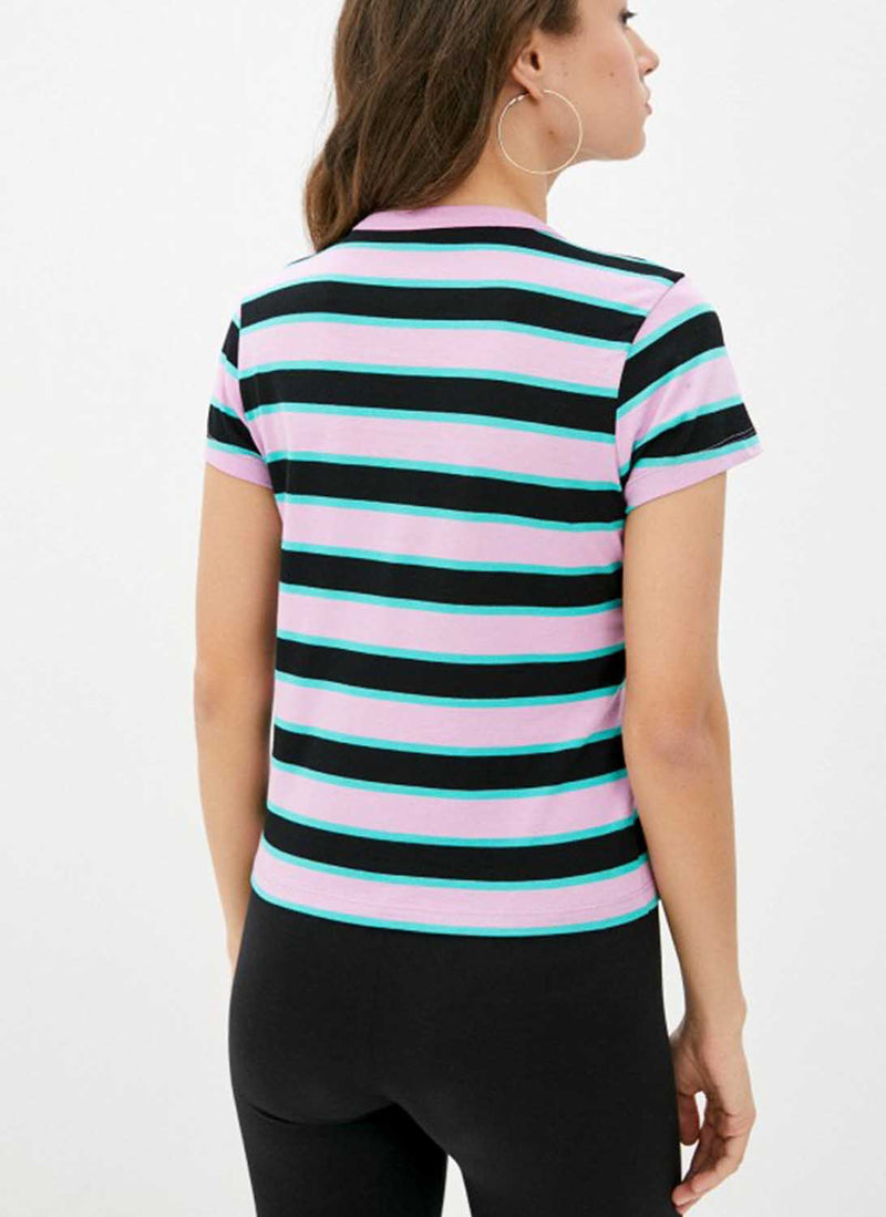 Vans - Tee-Shirt Big Stripe - Black - Femme