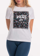 Vans - Tee-Shirt Boxed In Boxy - White - Femme