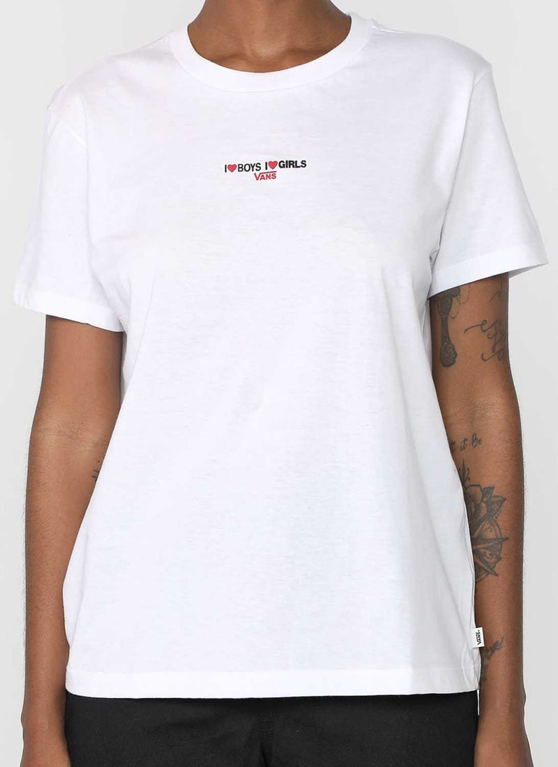 Vans - Tee-Shirt Boys Girls - White - Femme