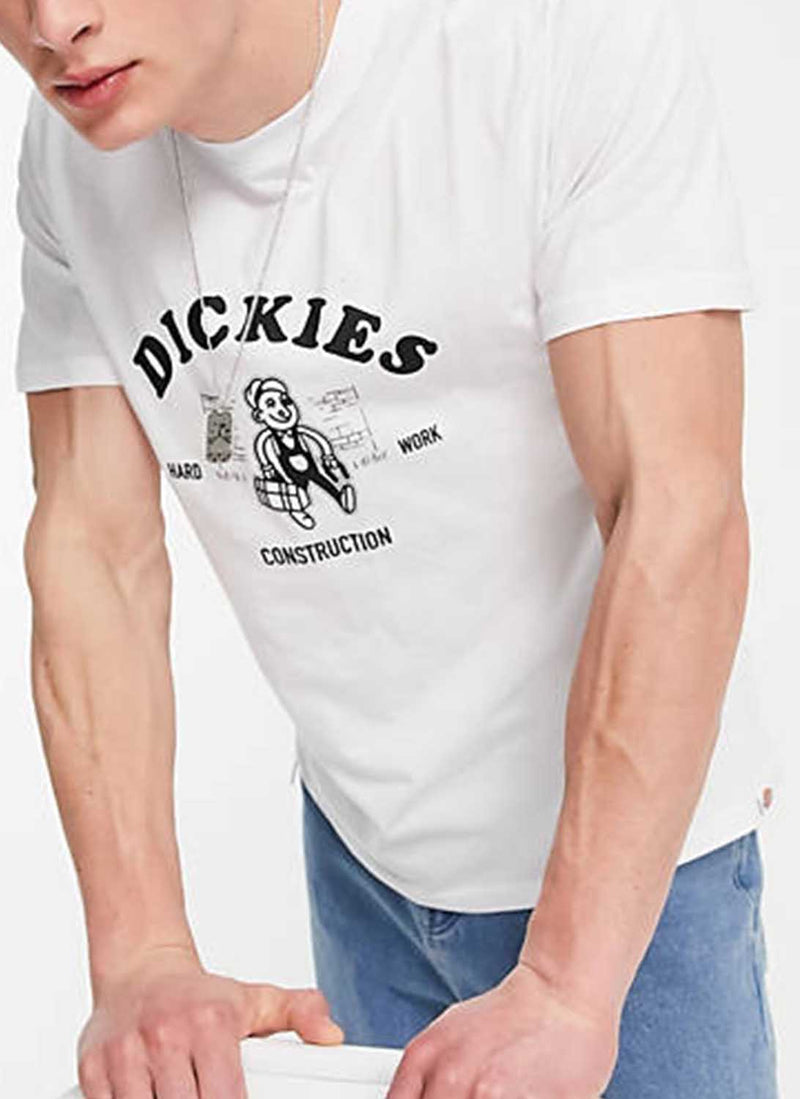 Dickies - Tee-Shirt Construction - White - Femme