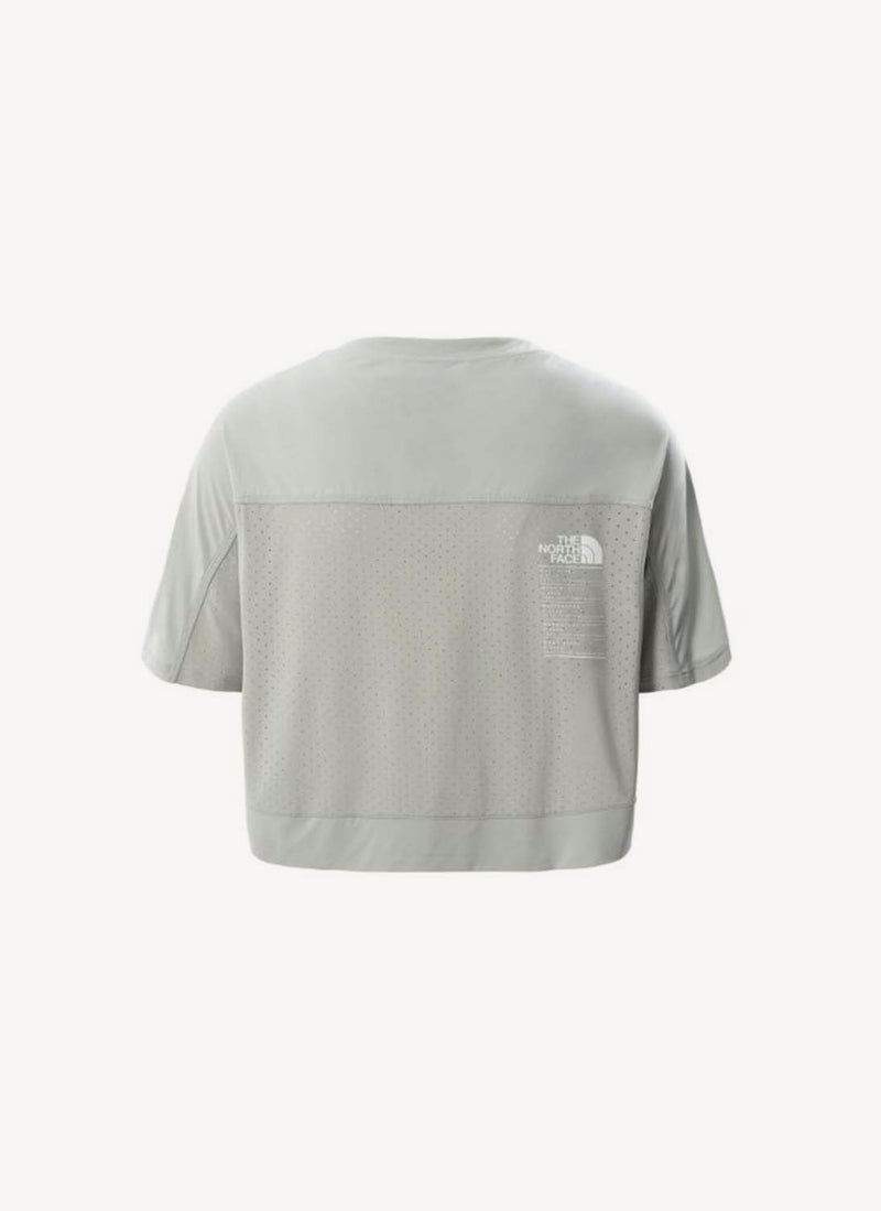 The North Face - Tee-Shirt Court Glacier - Gris - Femme