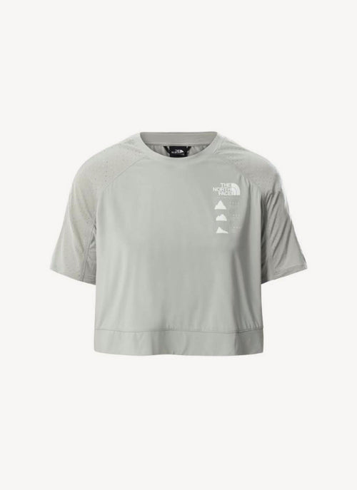 The North Face - Tee-Shirt Court Glacier - Gris - Femme