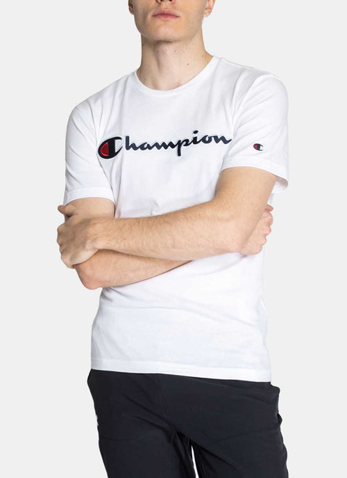 Champion - Tee-Shirt Crewneck - Blanc - Homme