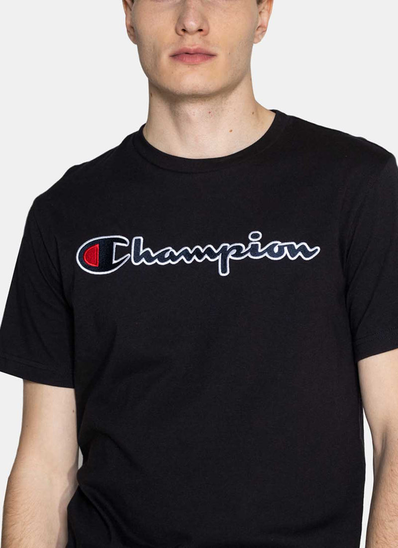 Champion - Tee-Shirt Crewneck - Noir - Homme