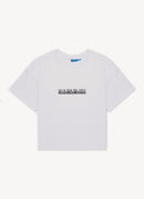 Napapijri - Tee Shirt Cropped S Box W - White - Femme