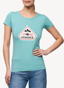 Pyrenex - Tee-Shirt Estela - Blue Torrent - Femme