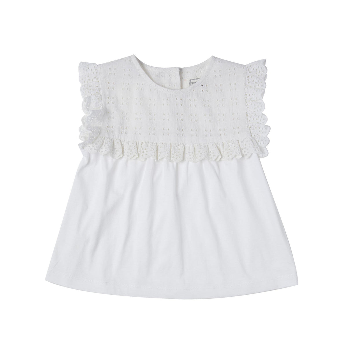 Tee-shirt Fille Lelie Blanc