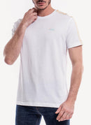 Fila - Tee-Shirt Gaston - Bright White-Fair Aqua - Homme