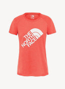 The North Face - Tee-Shirt Graphic Play Hard - Rouge - Femme