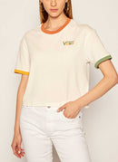 Vans - Tee-Shirt Karina Boxy Crew - Marshmallow - Femme