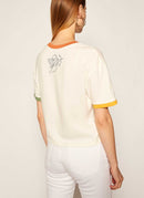 Vans - Tee-Shirt Karina Boxy Crew - Marshmallow - Femme