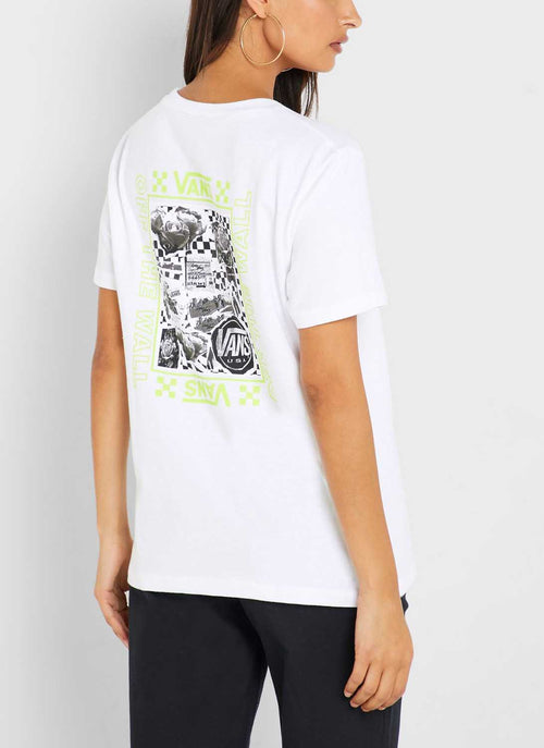 Vans - Tee-Shirt Lady Sting Diy - White - Femme