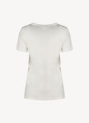 Kappa - Tee-Shirt Logo Yanil Wo - White Natural - Femme