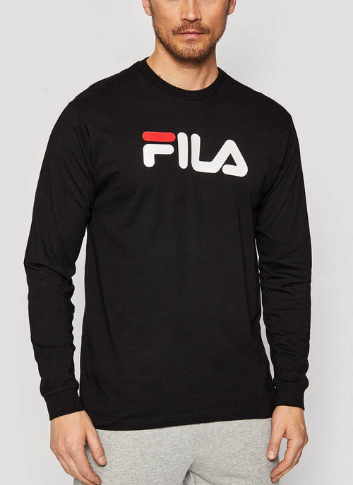 Fila - Tee-Shirt Manches Longues Classic - Black - Femme