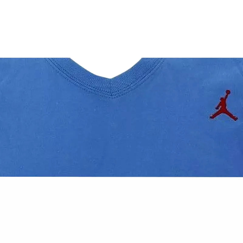 Tee-Shirt Nike Jordan Core V-Neck - Bleu