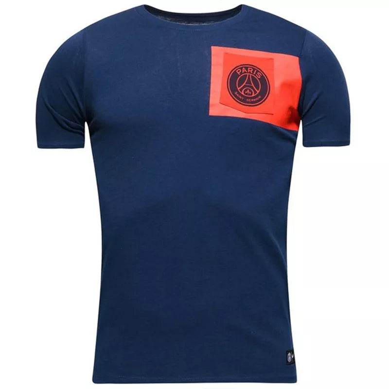 Camiseta Nike Psg Crest Júnior - Azul