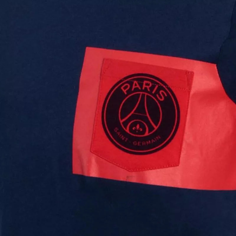 Camiseta Nike Psg Crest Júnior - Azul