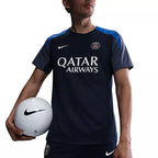 Nike Psg Strike T-Shirt - Navy Blue, White.