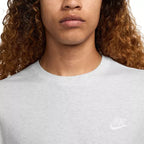 Nike Sportswear Club T-Shirt - Light Grey, White