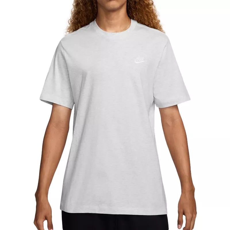 Nike Sportswear Club T-Shirt - Light Grey, White