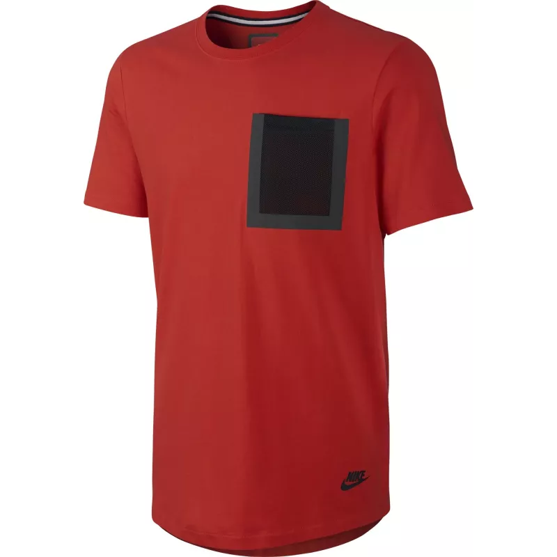 Tee-Shirt Nike Tech Hypermesh Pocket - Rouge