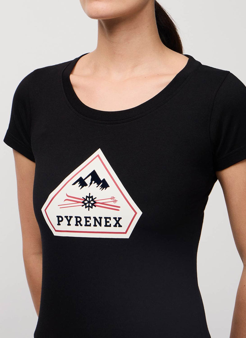 Pyrenex - Tee-Shirt Peone - Noir - Femme