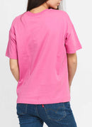 Champion - Tee-Shirt Petit Logo - Rose - Femme