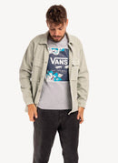 Vans - Tee-Shirt Print Box - Athletic Heather-Dress Blues Paint - Homme