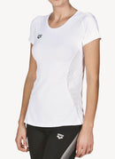 Arena - Tee Shirt Run Panel - Blanc - Femme