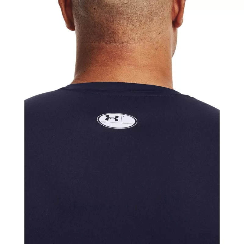T-Shirt Hg Armour Comp Ls - Bleu Marine - Homme