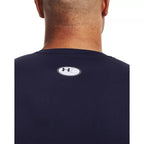 T-Shirt Hg Armour Comp Ls - Bleu Marine - Homme