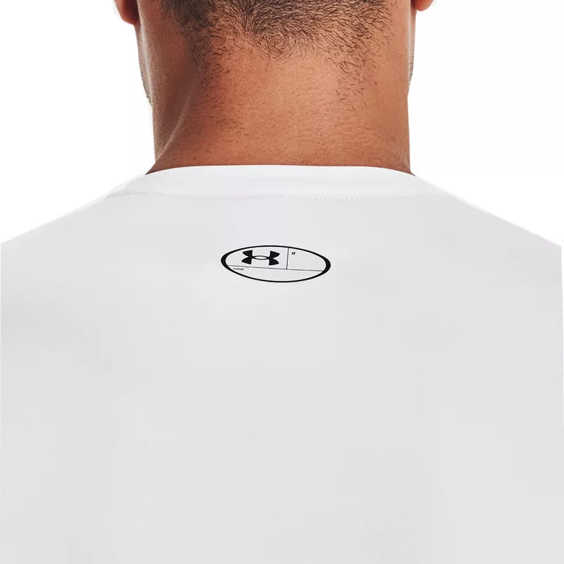 T-Shirt Hg Armour Comp Ls - Blanc - Homme