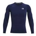 T-Shirt Hg Armour Comp Ls - Bleu Marine - Homme