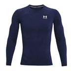 T-Shirt Hg Armour Comp Ls - Bleu Marine - Homme