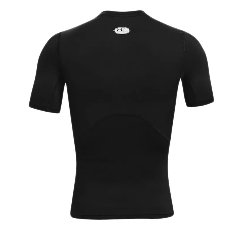 T-Shirt Hg Armour Comp Ss - Noir, Blanc. - Homme