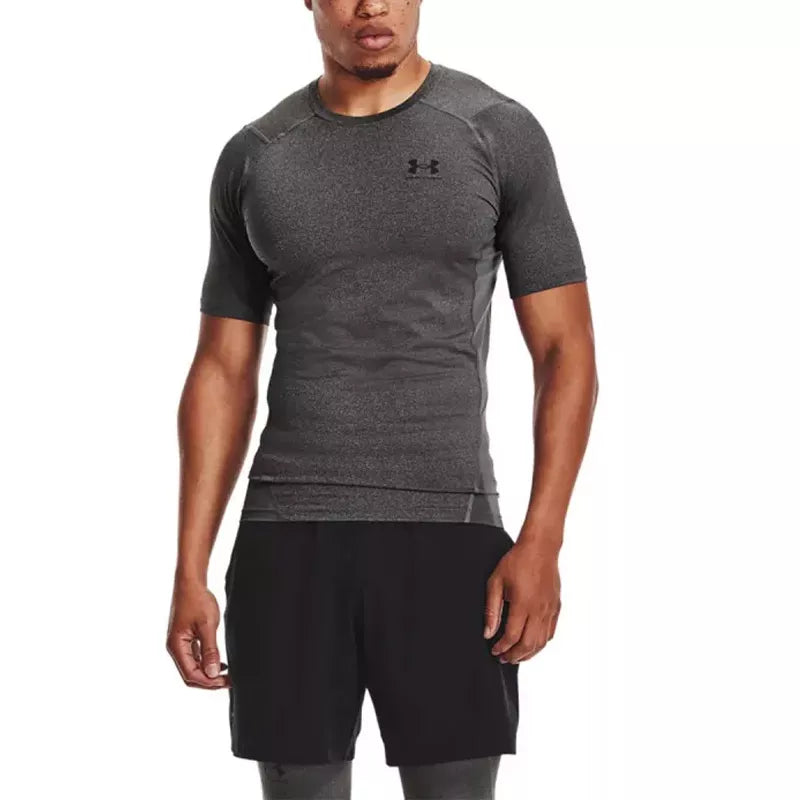 T-Shirt HG Armour Comp SS – Grau, Schwarz – Herren