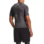 T-Shirt HG Armour Comp SS – Grau, Schwarz – Herren