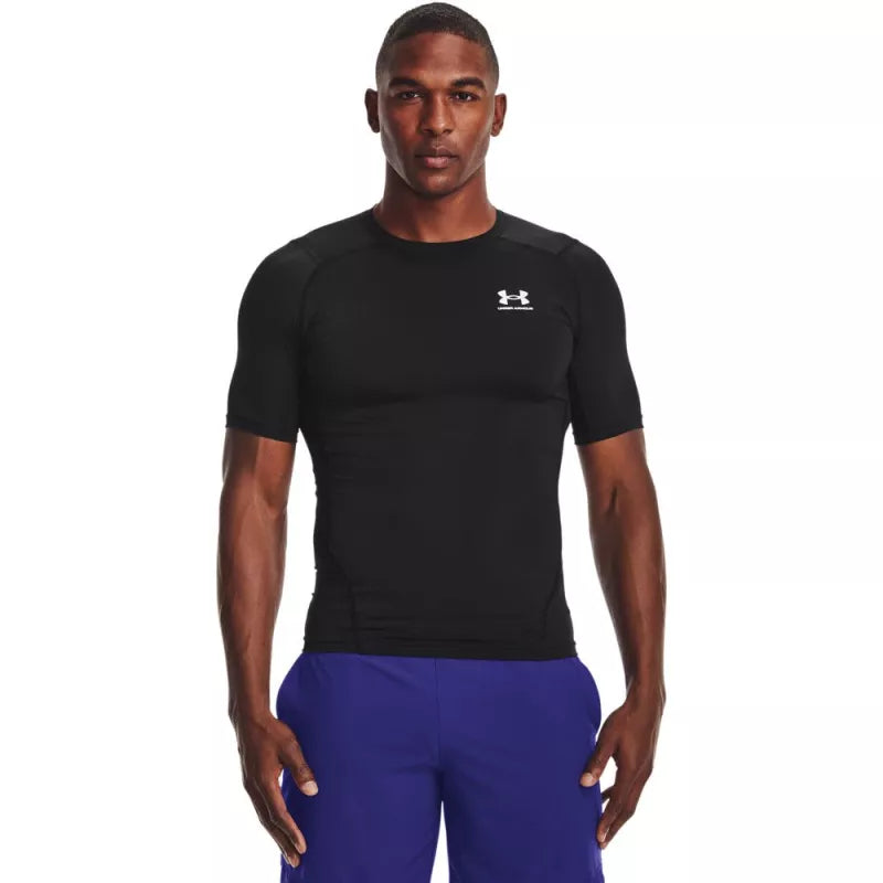 T-Shirt Hg Armour Comp Ss - Noir, Blanc. - Homme